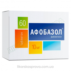 Афобазол таблетки 10 мг, 60 шт.